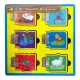 PÁROSÍTÓ JÁTÉK FA ÁLLATOS MÁGNESES 23X23CM FA5787 1DB
