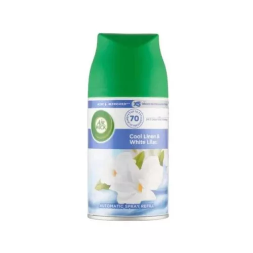 AIRWICK FRESHMATIC AUTOMATA LÉGFR.SPRAY UTÁNTÖLTŐ COOL LINEN WH.LILAC 250ML
