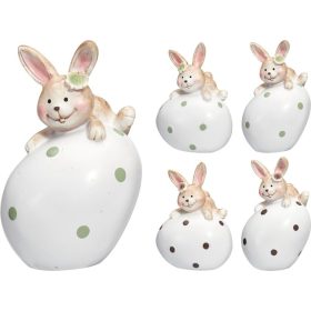 (HÚSV) HÚSVÉTI DEKOR NYÚL TOJÁSON 11,5CM 252925380 1DB