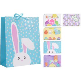   (HÚSV) AJÁNDÉKTASAK 32X26CM NYUSZIK TOJÁSOK AB8800510 1DB