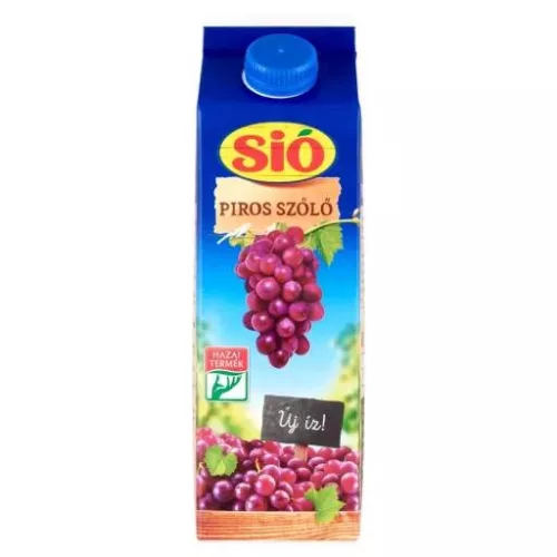 SIÓ GYÜMÖLCSITAL PIROS SZŐLŐ 20% 1L