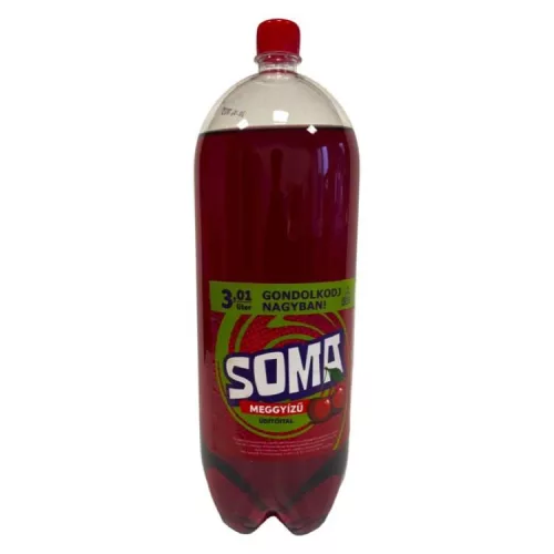 SOMA ÜDÍTŐITAL SZÉNSAVAS MEGGY 3,01L