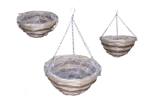 KASPÓ FÜGGŐ BAMBUSZ SZÍNES D30XH15CM 17-2508 1DB