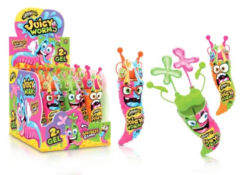JOHNY BEE CUKOR GÉL JUICY WORMS 58G