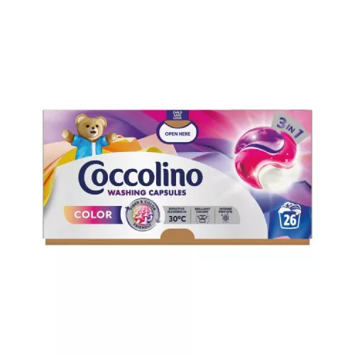 COCCOLINO MOSÓKAPSZULA 3IN1 COLOR 26DB