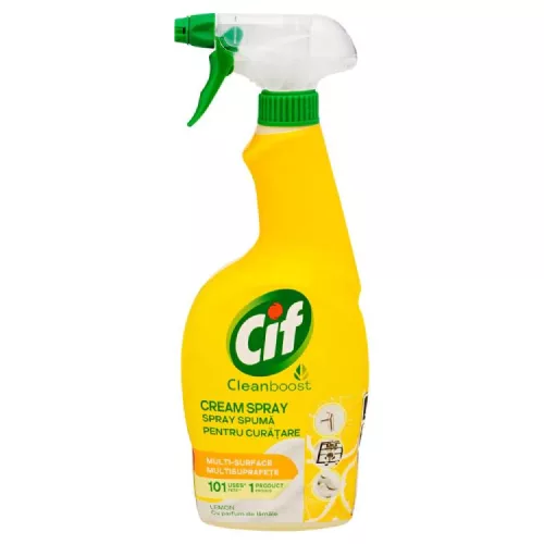 CIF CREAM UNIVERZÁLIS ZSÍROLDÓ TISZTÍTÓ SPRAY CITROM 700ML