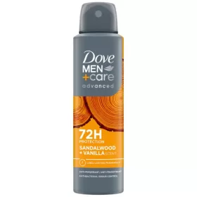 DOVE MEN+CARE DEO SPRAY SANDALWOOD VANILLA 150ML