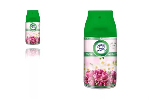 MISS LIFE LÉGFRISSÍTŐ UTÁNTÖLTŐ KÉSZÜLÉKHEZ PEONY-WILD ROSE 250ML