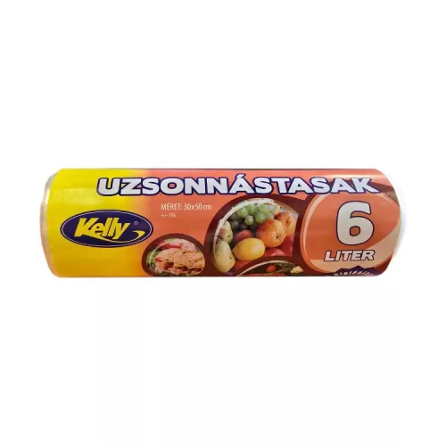 KELLY UZSONNÁS TASAK ROLLOS 6L 300X500 100DB