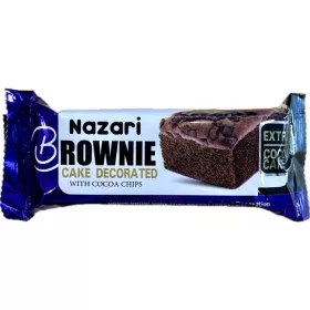 NAZARI BROWNIE KAKAÓS PISKÓTA CSOKOLÁDÉ DARABOS 60G