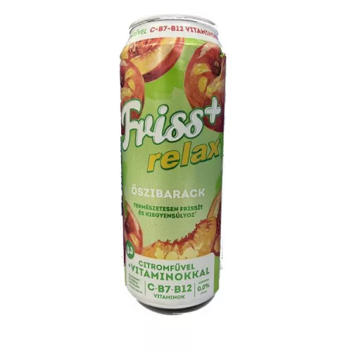 FRISS+ RELAX SÖR ŐSZIBARACK DOBOZOS 0% DRS 500ML