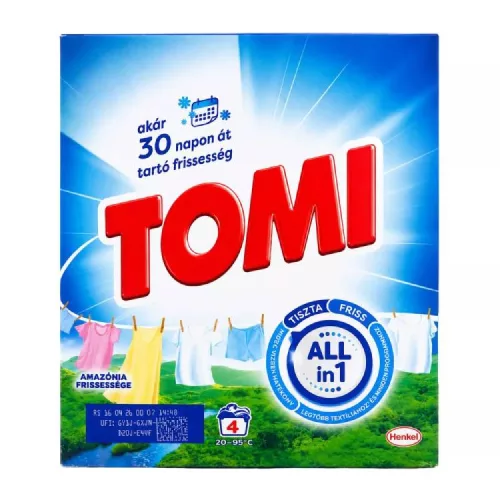 TOMI MOSÓPOR AMAZÓNIA FRISSESSÉGE 4M 200G
