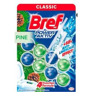 BREF POWER AKTÍV WC FRISSÍTŐ PINE 2X50G