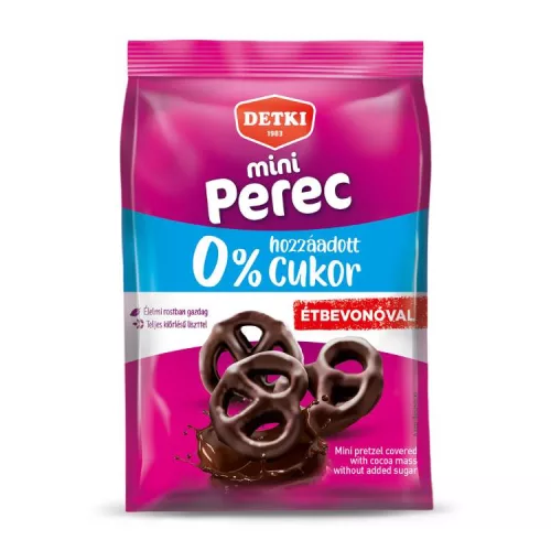 DETKI PEREC MINI HOZZÁADOTT CUKOR NÉLKÜL ÉTBEVONÓVAL MÁRTVA 150G