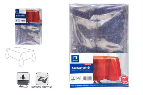 ASZTALTERÍTŐ PVC VÍZTISZTA 140X100CM ENG-604 1DB