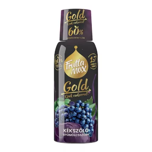 FRUTTA MAX GOLD SZÖRP KÉKSZŐLŐ DRS 500ML