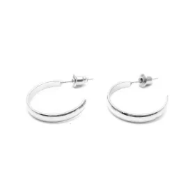 FÜLBEVALÓ KARIKA EZÜST SZÍNŰ 2CM 841892 1PÁR 1CS