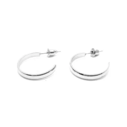FÜLBEVALÓ KARIKA EZÜST SZÍNŰ 2CM 841892 1PÁR 1CS