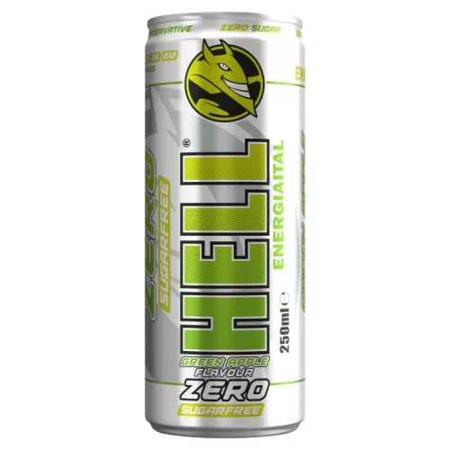 HELL ENERGIAITAL GREEN APPLE ZERO DRS 250ML