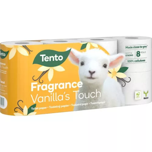 TENTO WC PAPÍR VANILLAS TOUCH 3RÉTEGŰ 8TEK
