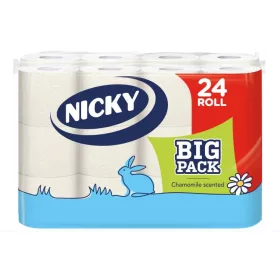 NICKY BIGPACK WC PAPÍR CHAMOMILE 3RÉTEGŰ 24TEK