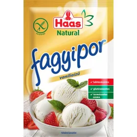 HAAS NATURAL FAGYLALTPOR VANÍLIA 60G