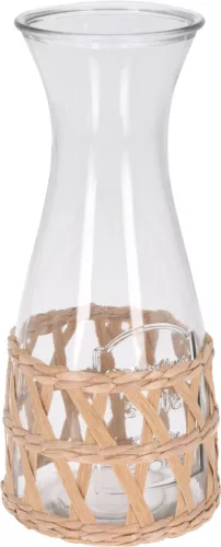 ÜVEG DEKANTER RATTAN BORÍTÁSSAL 1,2L CD1002360 1DB