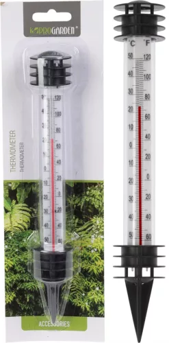 HŐMÉRŐ KÜLTÉRI FÖLDBE SZÚRHATÓ FEKETE 3,5X23CM C22956690 1DB