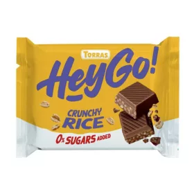 TORRAS HEY GO TEJCSOKOLÁDÉ RIZZSEL 60G