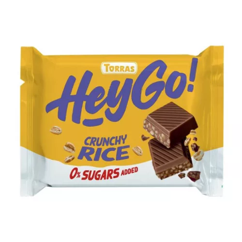TORRAS HEY GO TEJCSOKOLÁDÉ RIZZSEL 60G