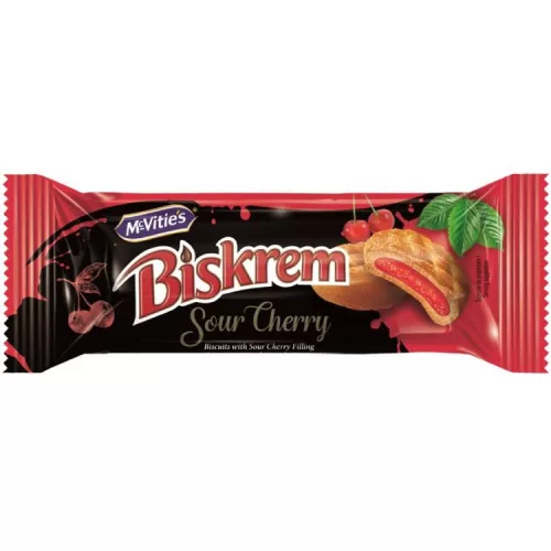 MCVITIES BISKREM KEKSZ TÖLTÖTT MEGGYES 80G