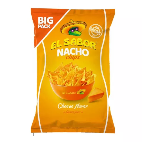 EL SABOR NACHO CHIPS SAJTOS 180G