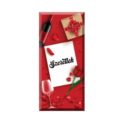 SZERETLEK TÁBLÁS CSOKOLÁDÉ 90G
