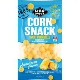 LIZA SNACK KUKORICAGOLYÓ FŐTT CSEMEGEKUKORICA 60G