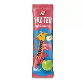 FIT FRUITER GYÜMÖLCSZSELÉ ALMA-MÁLNA 15G