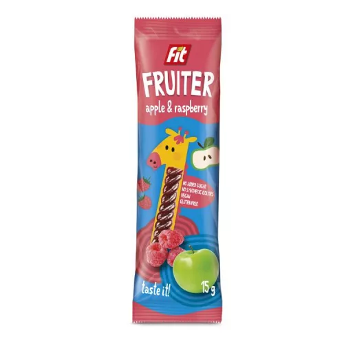 FIT FRUITER GYÜMÖLCSZSELÉ ALMA-MÁLNA 15G