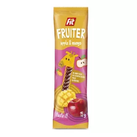 FIT FRUITER GYÜMÖLCSZSELÉ ALMA-MANGÓ 15G