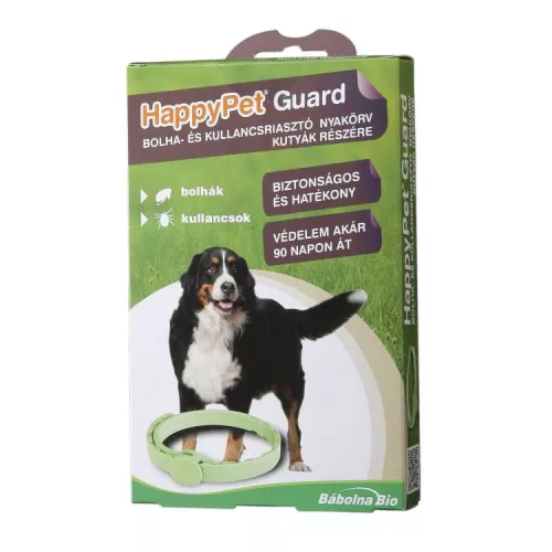 HAPPYPET GUARD BOLHA ÉS KULLANCSRIASZTÓ NYAKÖRV KUTYA 1DB