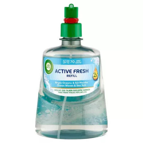 AIRWICK ACTIVE FRESH LÉGFRISSÍTŐ UTÁNT.ÓCEÁNI SZELLŐ TENGERI SÓ 228ML