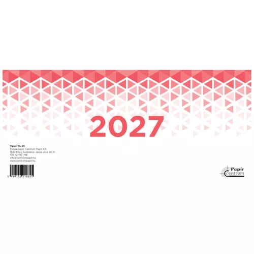 NAPTÁR ASZTALI 24TA 2027 1DB