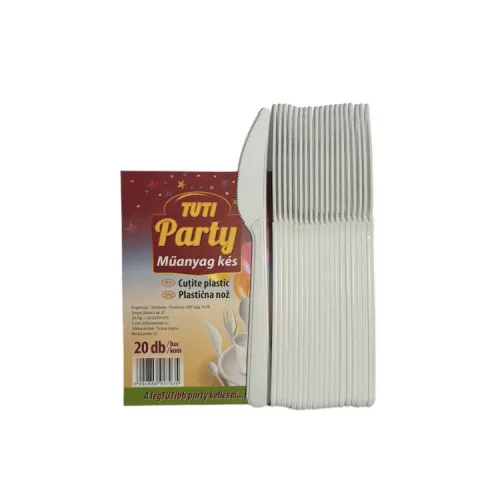TUTI PARTY KÉS MŰANYAG 20DB