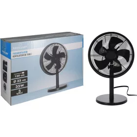 VENTILÁTOR ASZTALI FEKETE 35CM EL9000110 1DB