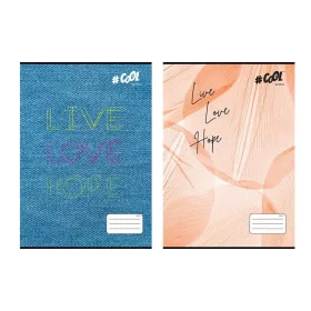   COOL BY VICTORIA FÜZET A/4 KOCKÁS 87-32 LIVE -LOVE-HOPE 1DB