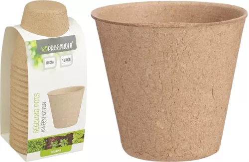 ÜLTETŐ CSERÉP KEREK PAPÍRROSTBÓL 6X5,5CM CE9000010 16DB