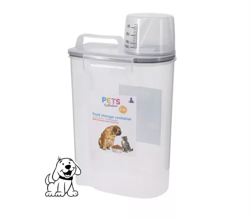 TÁROLÓ MŰANYAG ÁLLATELEDELHEZ 2,5L 348001030
