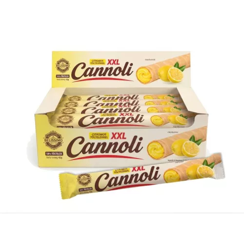 BELISSIMO CANNOLI XXL ROPOGÓS OSTYARÚD CITROMOS 42G