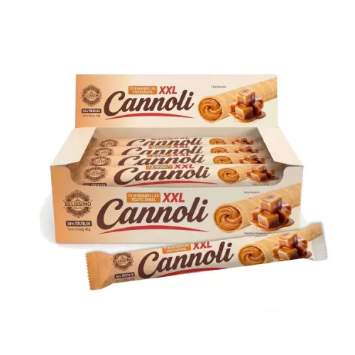 BELISSIMO CANNOLI XXL ROPOGÓS OSTYARÚD TEJKARAMELLÁS 42G