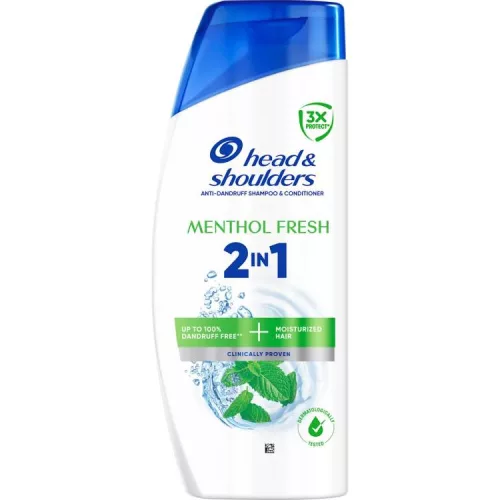 HEAD&SHOULDERS SAMPON 2IN1 MENTHOL 400ML