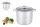 EDENBERG FAZÉK INOX ÜVEG FEDŐVEL 8,6L 24CM EB-544N 1DB