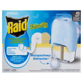   RAID FAMILY SZÚNYOGIRTÓ ELEKTROMOS KÉSZÜLÉK+UTÁNTÖLTŐ 27ML 1CS